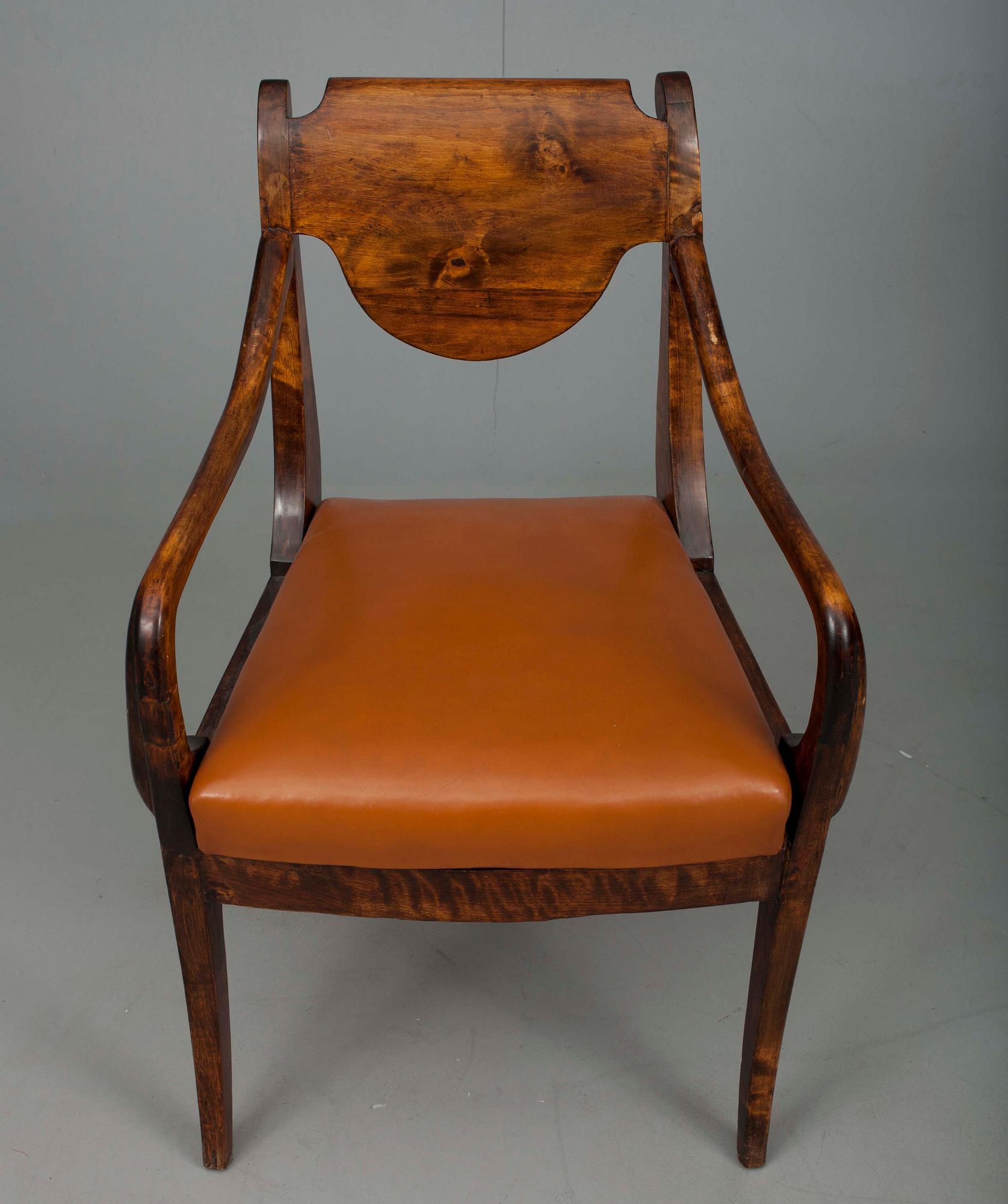 KARMSTOL, empire, 1800-talets början.