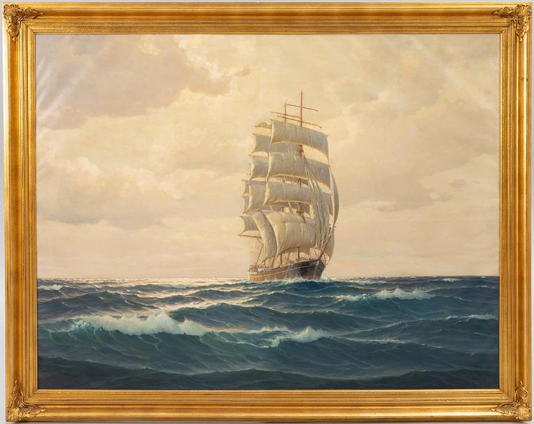 Martin Franz Glüsing, Fullriggare med fördevind.