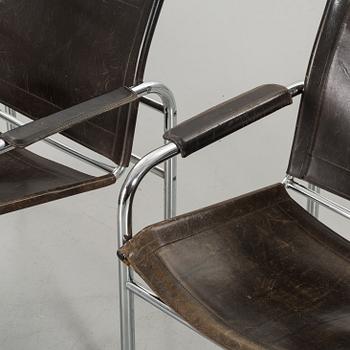 A pair of 'Kinte' armchairs by Tord Björklund for IKEA.