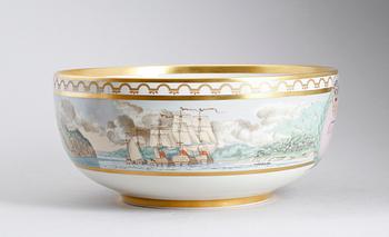 BÅLSKÅL, porslin, "The American Revolution", Sven Vestergaard, Royal Copenhagen,
