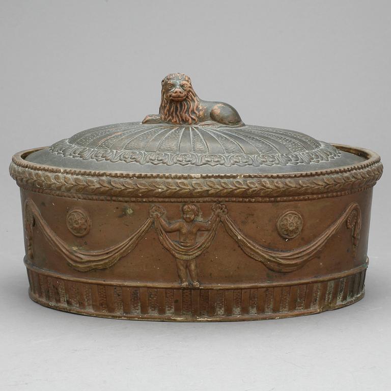 PASTEJTERRIN, keramik, gustaviansk, Sverige, 1700-talets slut.