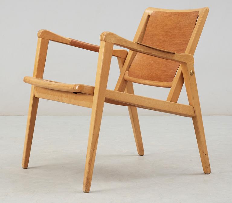 KARMSTOL, Axel Larsson, Svenska Möbelfabrikerna, Bodafors, 1948.