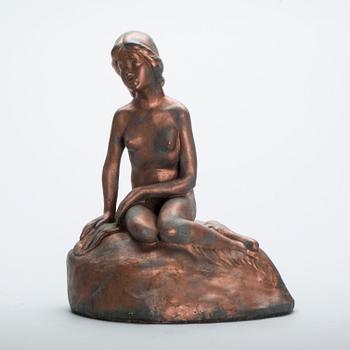 GINO MANCA, skulptur, signerad.