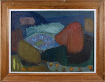 JONNE BERGSTRÖM, olja på duk, sign o dat -54.