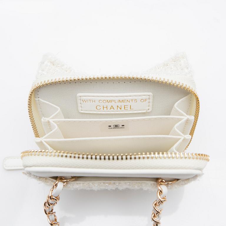 Chanel, bag, Mini Bouclé Bow Bag.