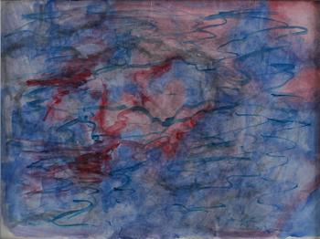 ELVIRE JAN-KOUYOUMDJIAN, akvarell, signerad.