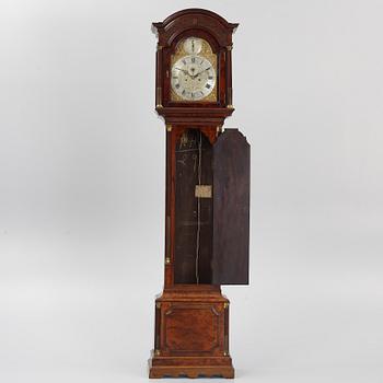 A Georgian longcase clock, around 1800, the dial signed Francis Jersey.