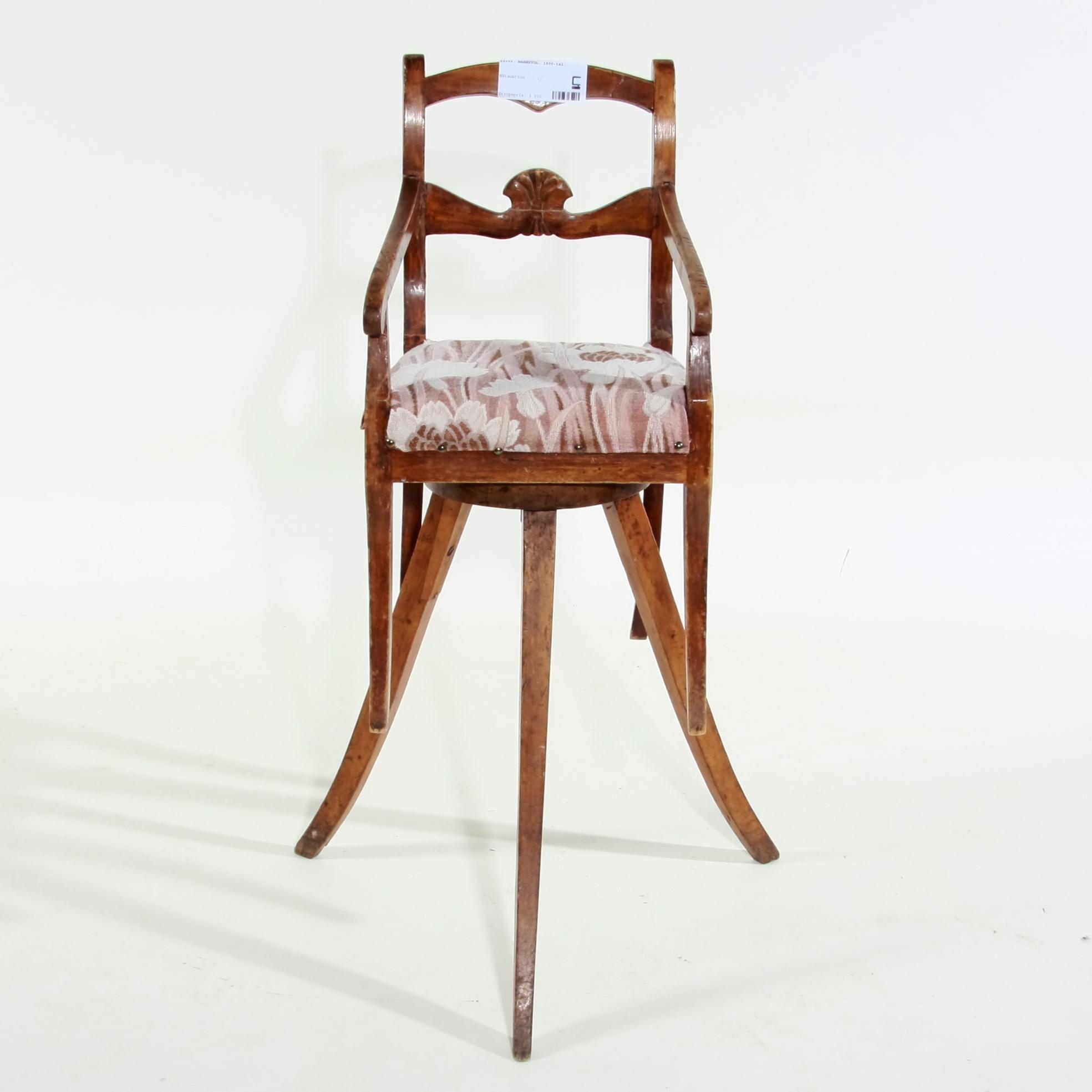 BARNSTOL. 1800-talets mitt.