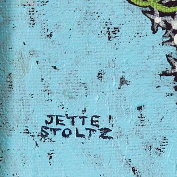 Jette Stoltz, oil on canvas, signed.