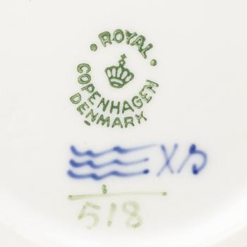 A TEA- AND COFFEESET MUSELMALET ROYAL COPENHAGEN 42 PCS.