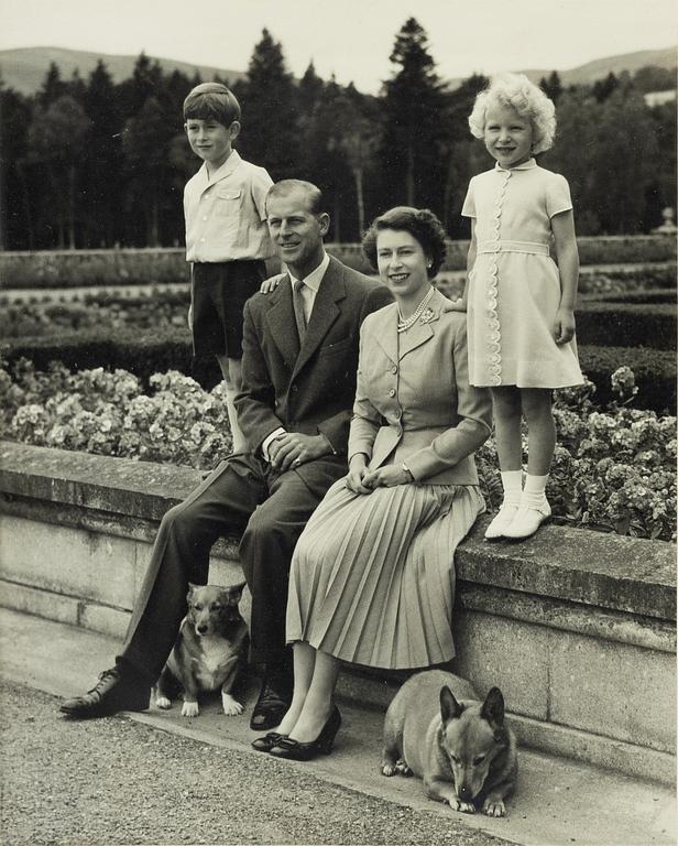 Royal photograph, personally signed by Queen Elizabeth II and Prince Philip, dated 1956.