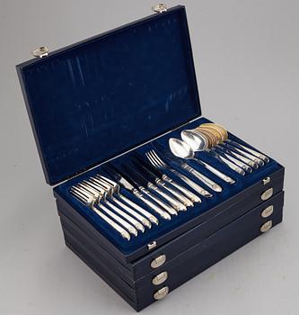 A Sigvard Bernadotte  service, Millenium design, 2000. (175 porcelain pieces and 96 cutlery pieces).