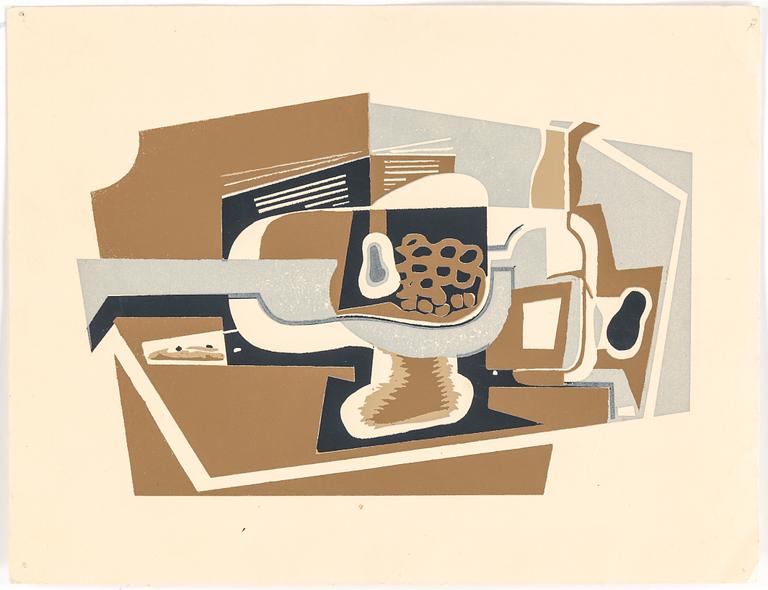 JUAN GRIS (efter), färgserigrafi.