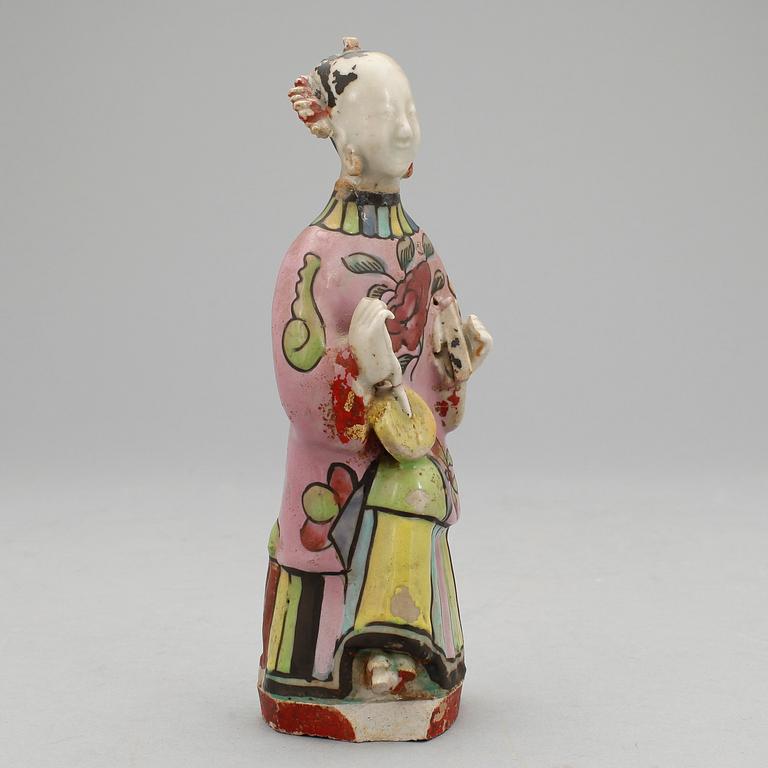 FIGURIN, porslin, Kina, Qing dynastin Qianlong (1736-95).