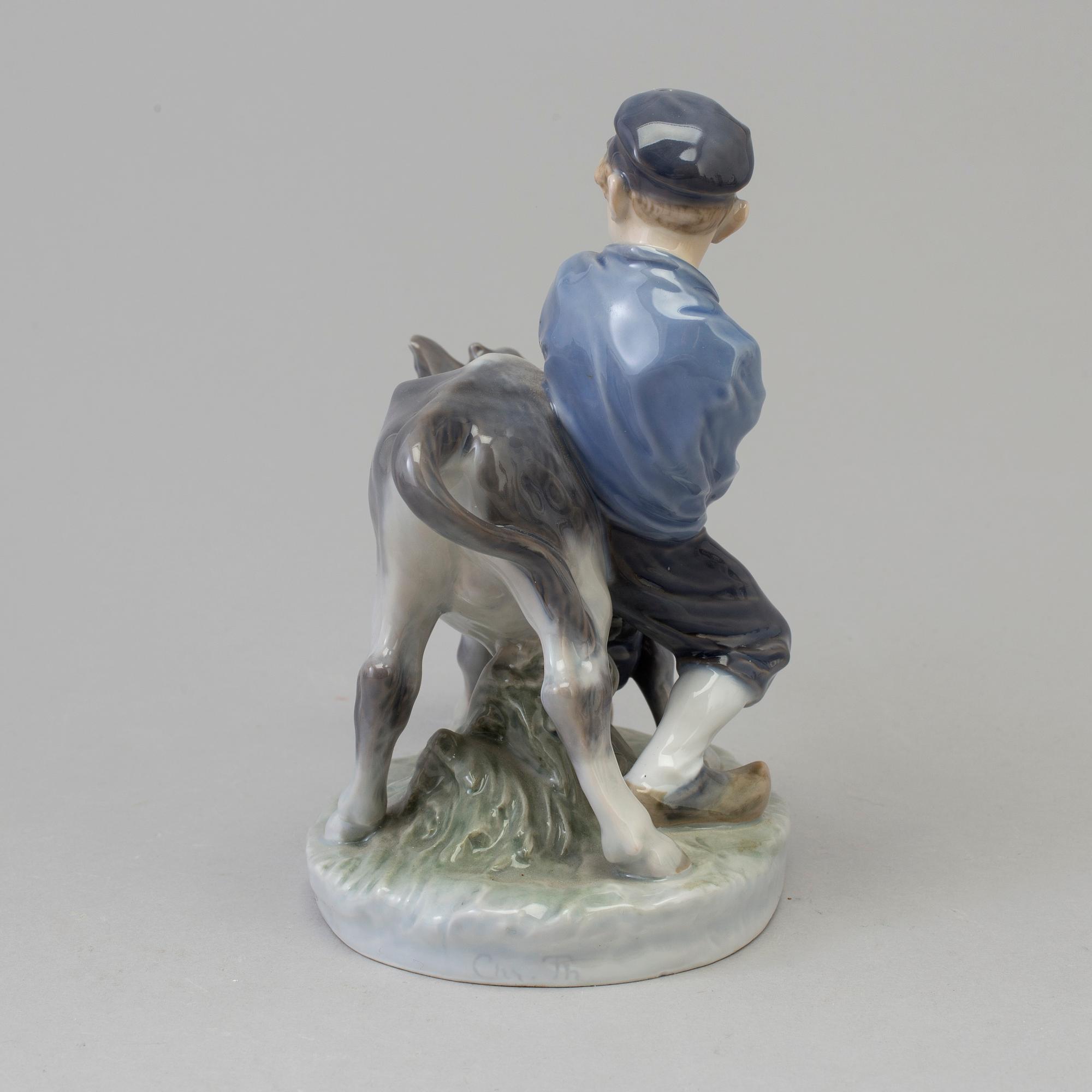 A Royal Copenhagen porcelain figure group, Denmark, 1960s.