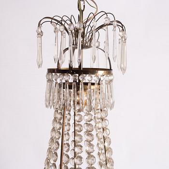 Chandelier, Empire style, mid-20th century.