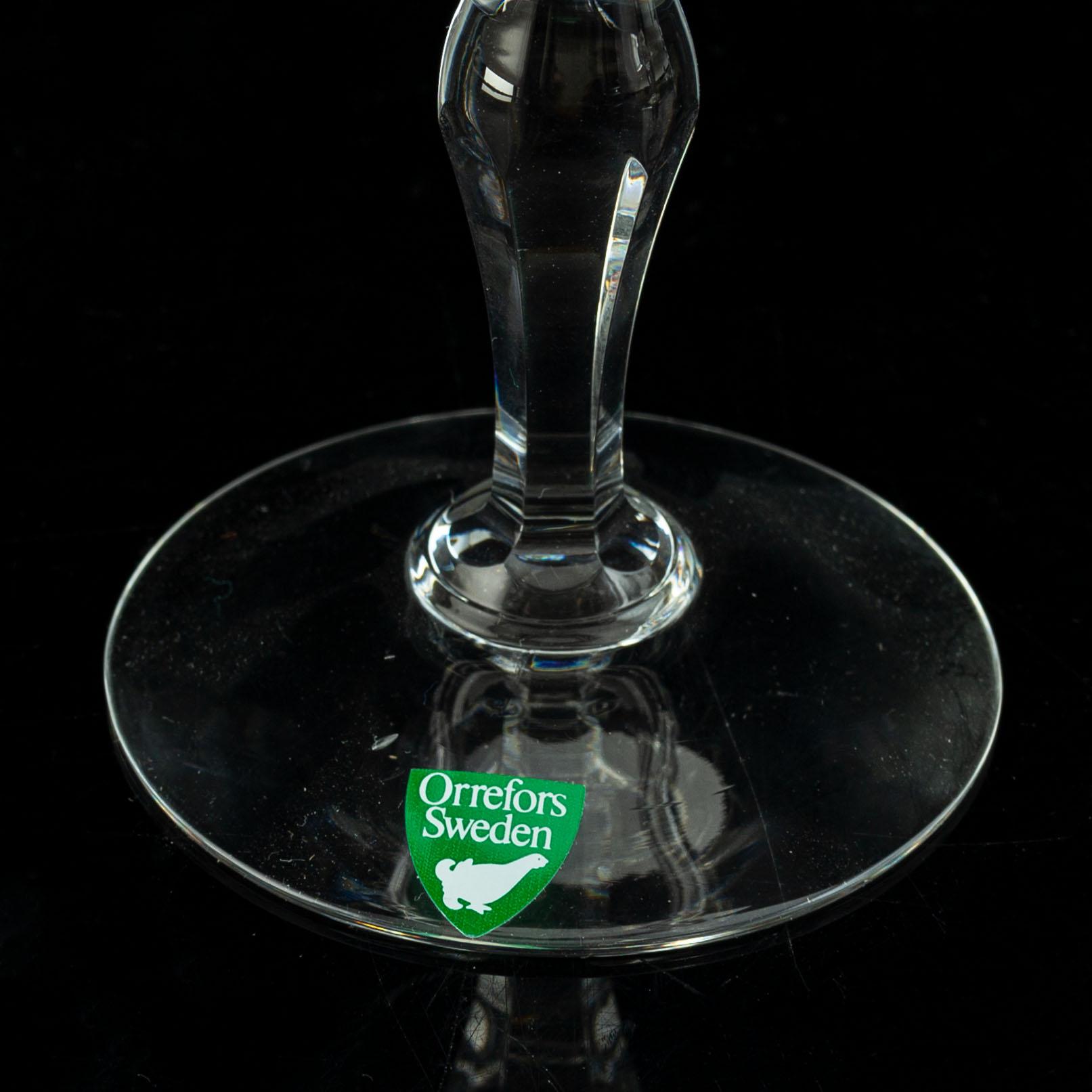 37 pieces  "Silvia" Ingeborg Lundin,  Orrefors, Kosta.