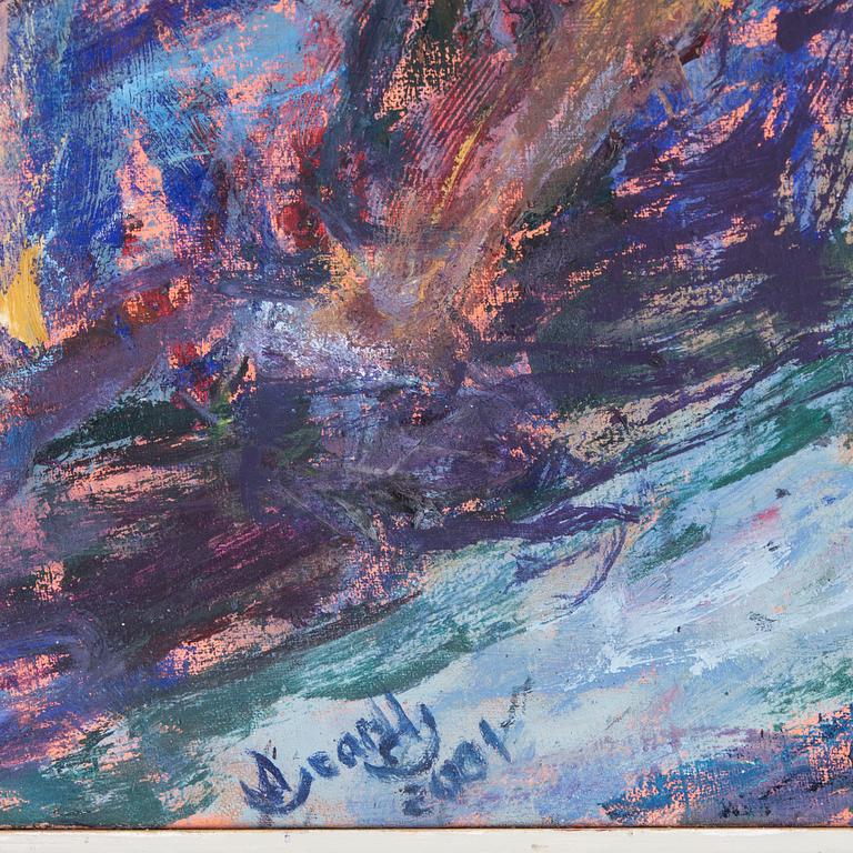 Oscar Hernandez Soriano, oil on canvas, signed and dated 2001.