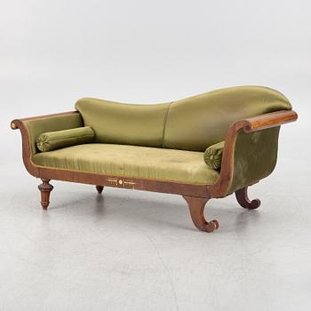 A chaise long, late Empire 1820s/1830s.