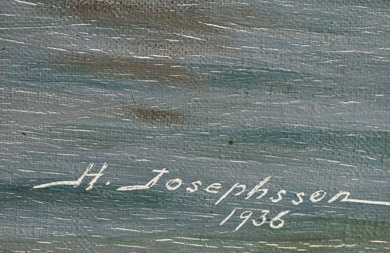 HUGO JOSEPHSSON, olja på duk, signerad och daterad 1936.