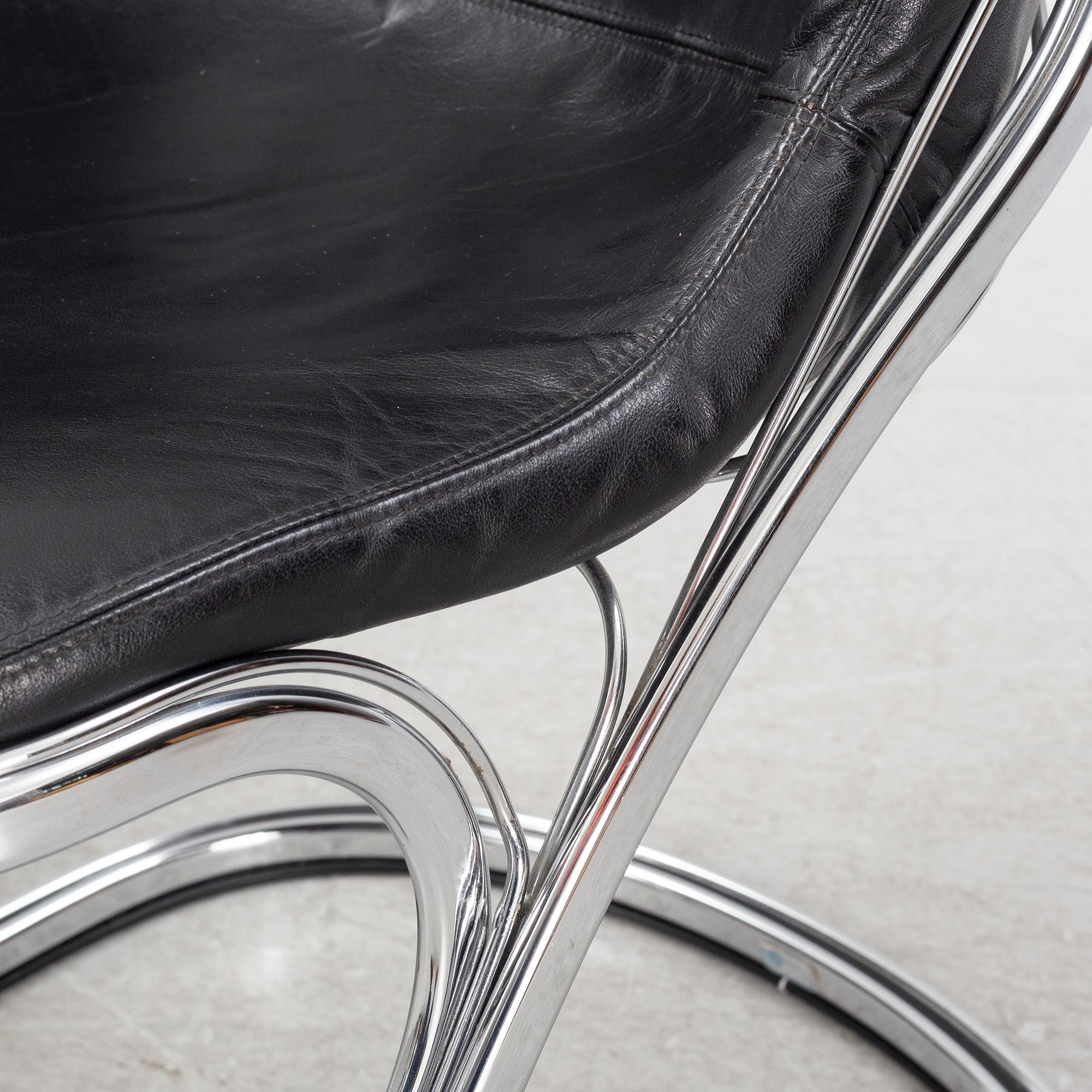 Gastone Rinaldi, stolar, ett par, "Pascale", Thema, 1970-tal.