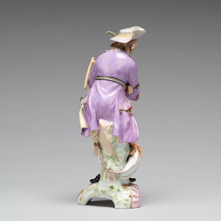 FIGURIN, porslin. Berlin, 1700-tal.