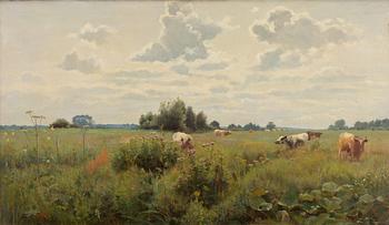William Sidney Cooper, Grazing Cattle.