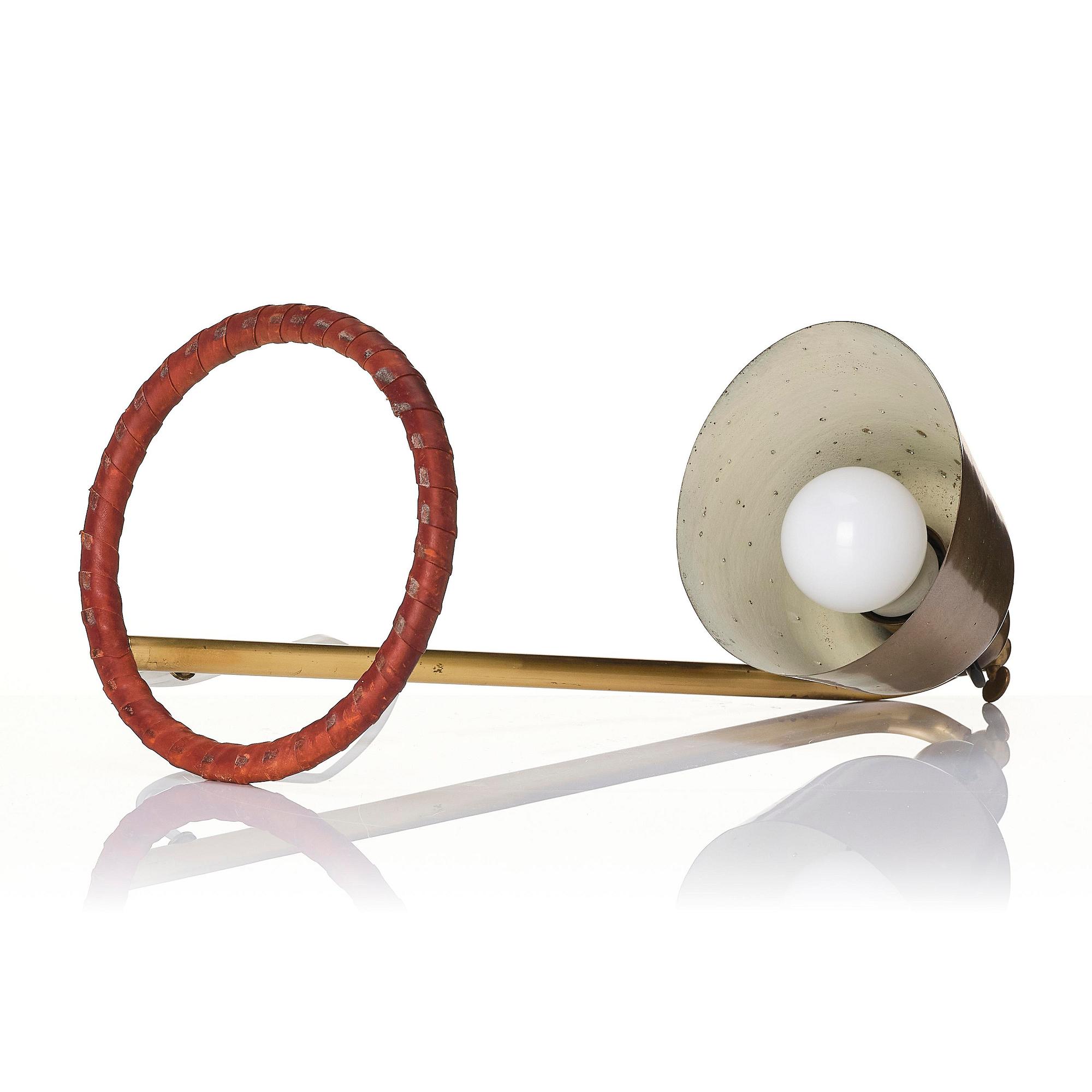 Hans Bergström, bordslampa, modell "711", ateljé Lyktan, Åhus, 1940-tal.