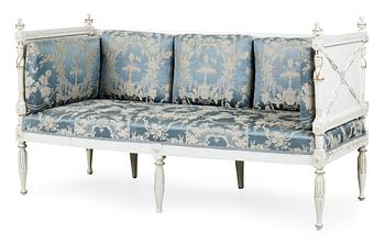 486. A late Gustavian sofa.