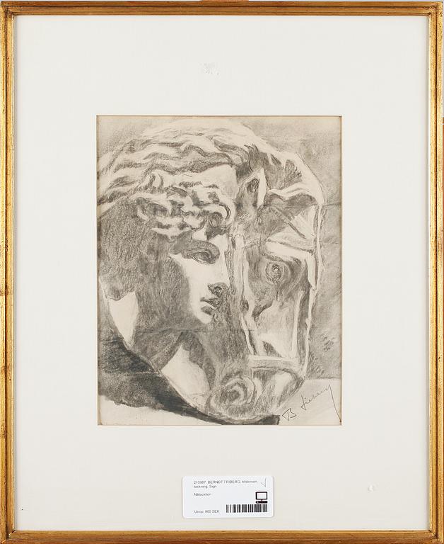 BERNDT FRIBERG, tillskriven, teckning. Sign.