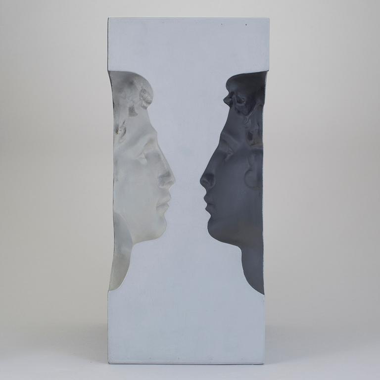 ROY ADZAK, "Untitled" Signed Adzak.  Painted masonite.