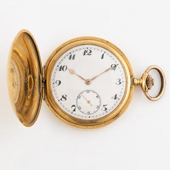 Pocket watch, hunter, 51 mm.