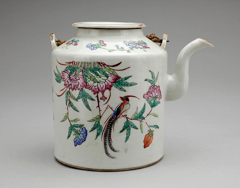 TEKANNA, porslin, Kina, 1800/1900-tal.
