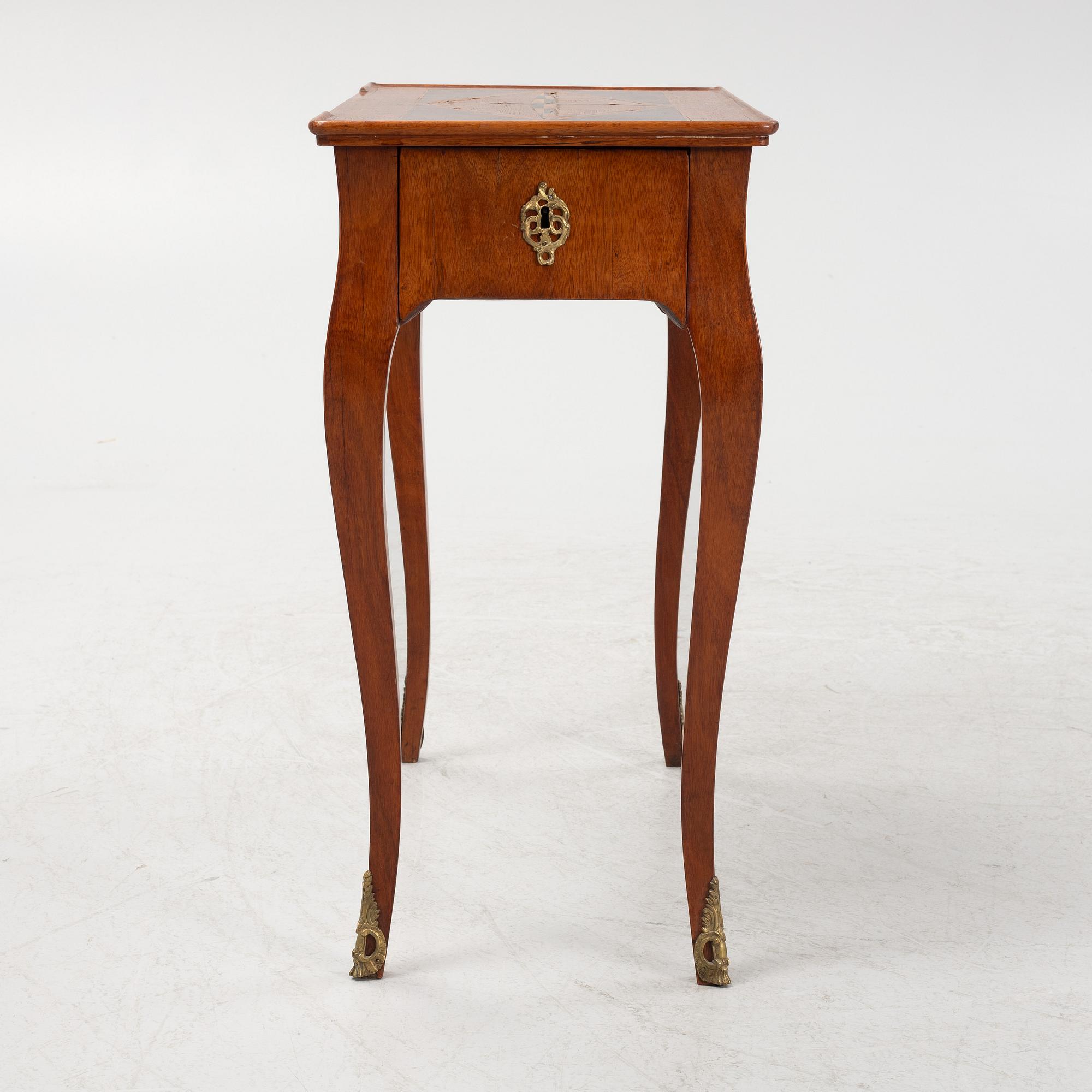 Bord, av Jöns Efverberg (mästare i Stockholm 1768-1777), Rokoko.