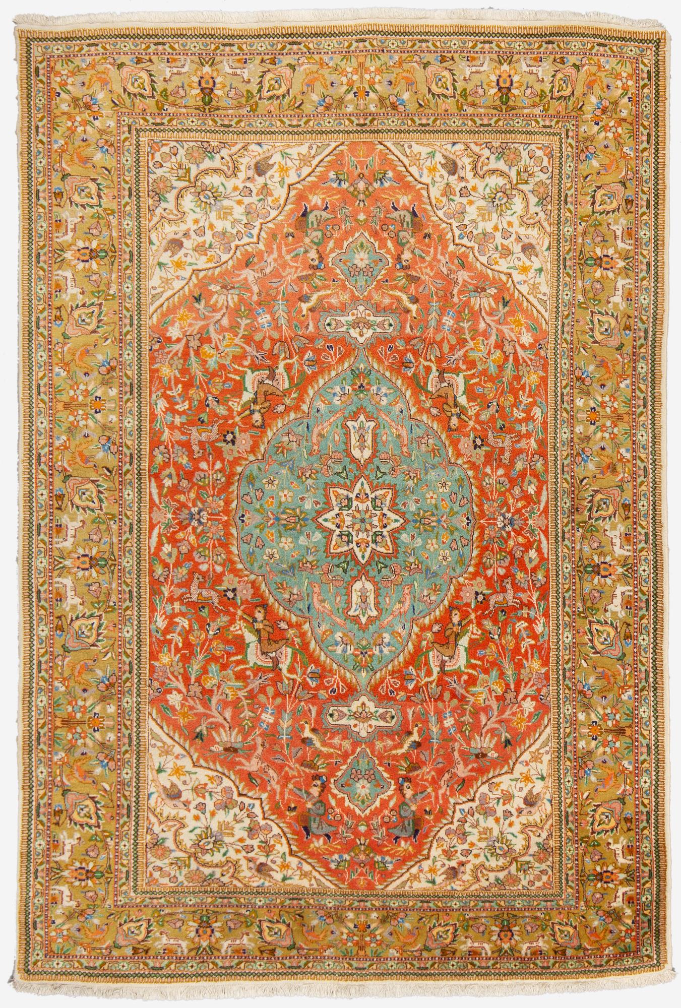 Matta, orientalisk figural, ca 294 x 200 cm.