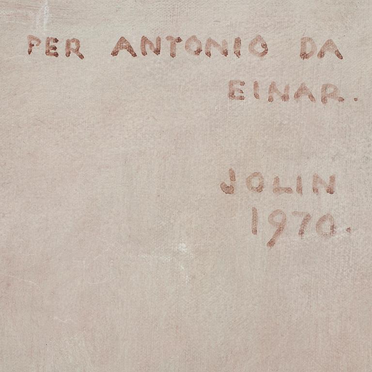 EINAR JOLIN, olja på duk, sign och dat 1970.