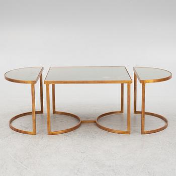 A three-piece coffee table, Oscar & Clothilde.