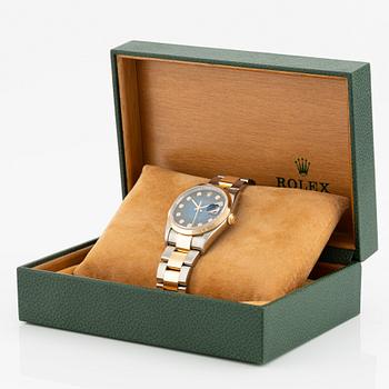 Rolex, Datejust, "Blue Diamond Vignette Dial", ca 2002.