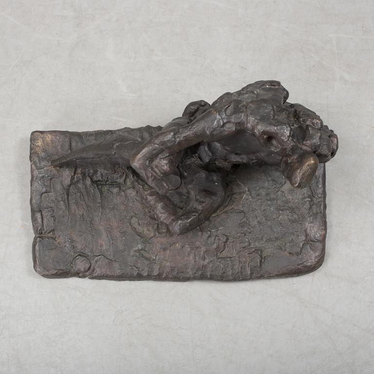 TORE ENAR HÖGLUND, sculpture, bronze. Signed and with foundry mark. Height 36 cm, length 59 cm.