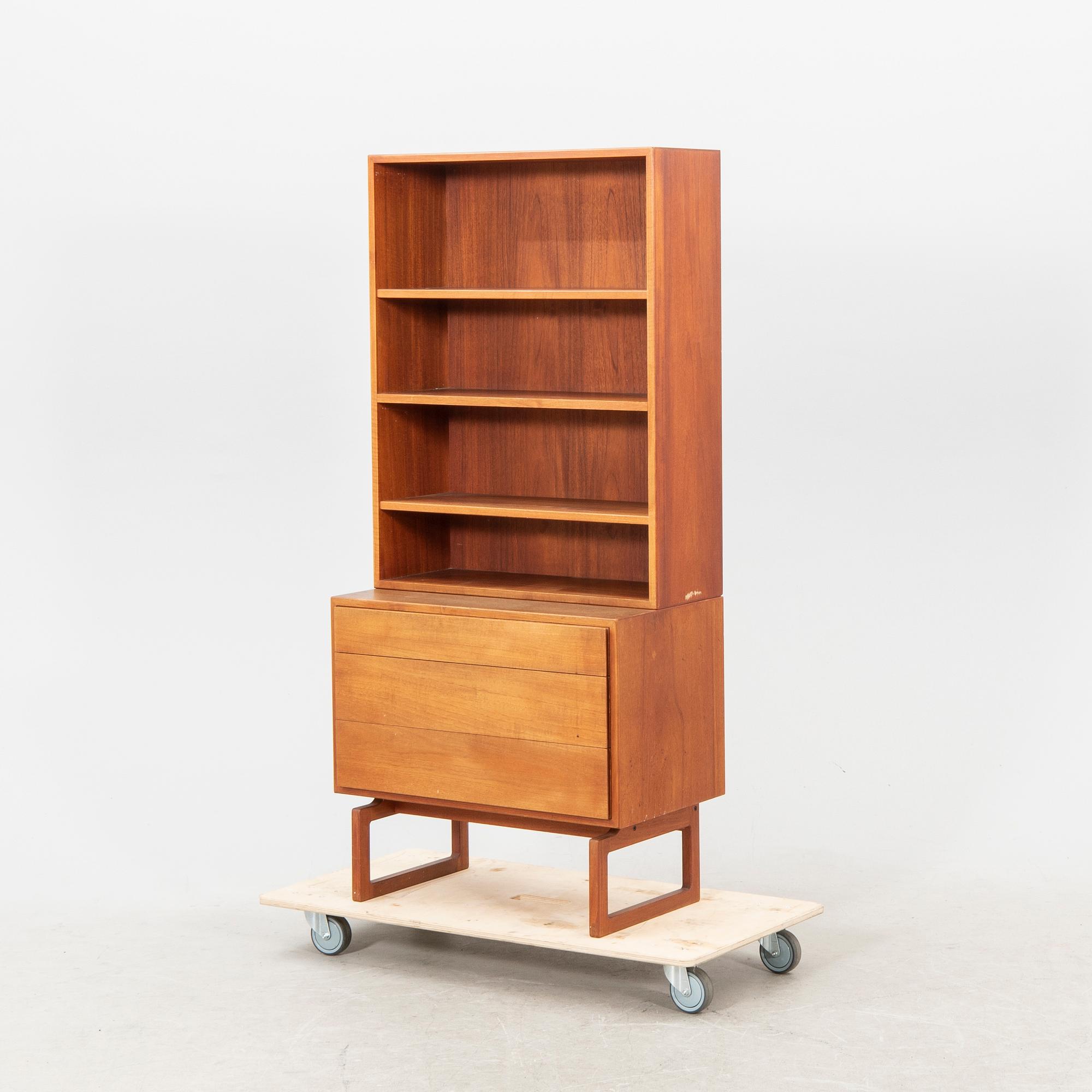 Arne Hovmand-Olsen, bokhyllor 2 dlr för Mogens Kold Danmark 1960-tal.