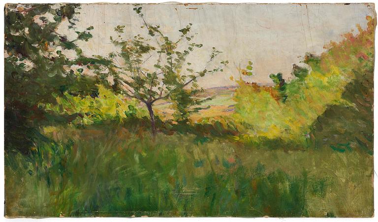 Richard Bergh, ”Sommarlandskap vid Ösbyholm. Middagsbelysning”.