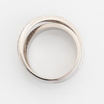 Brilliant cut diamond ring.