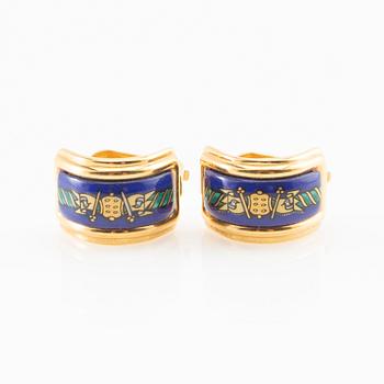 Hermès, Twilly "Eperon d'Or Cut" samt clips.