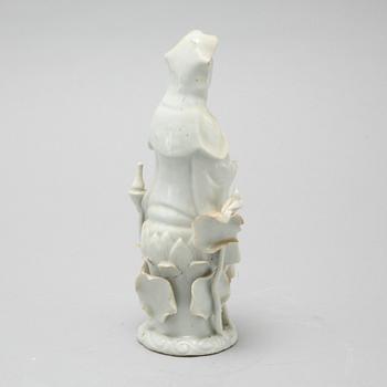 A 20th century blanc de chine figure.