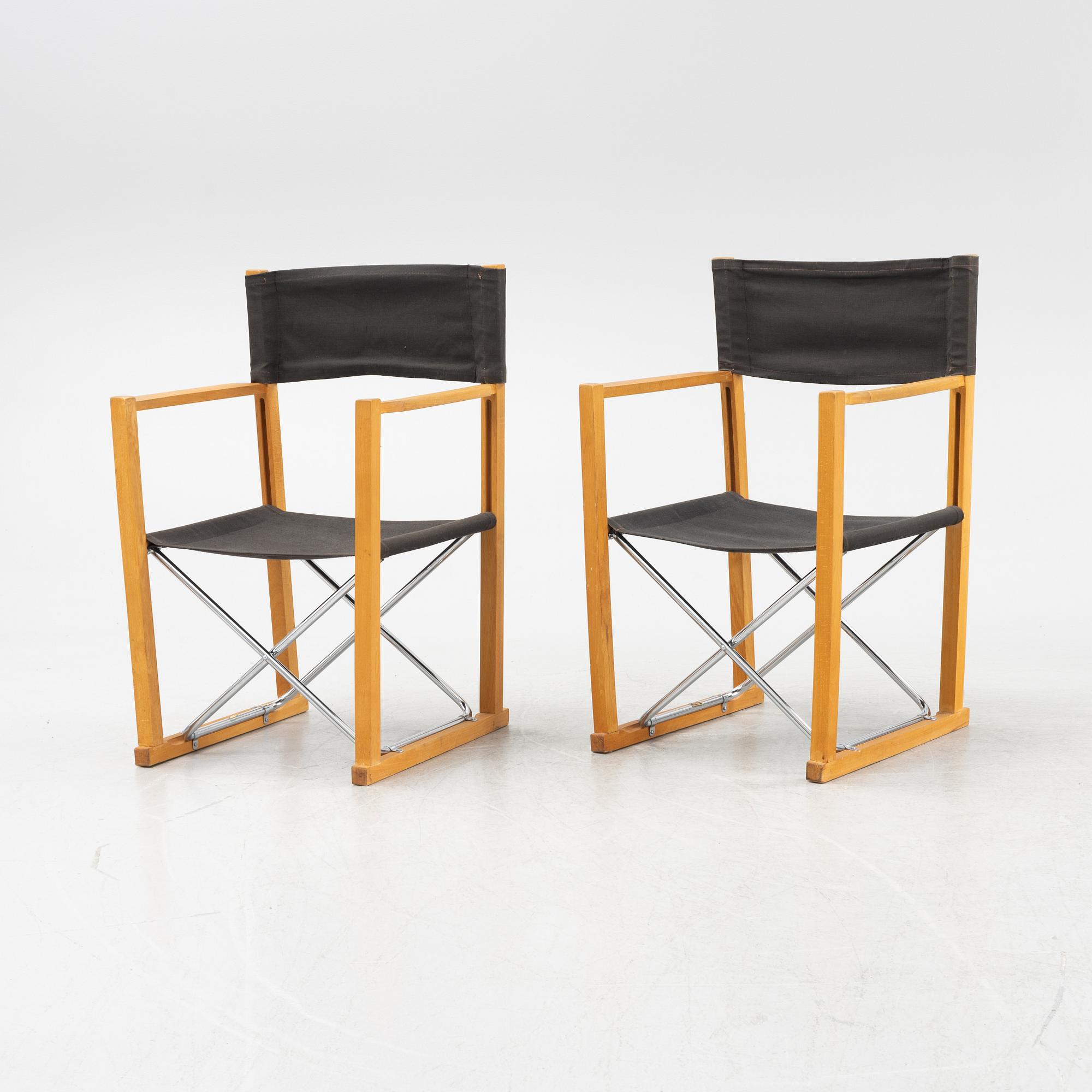 A pair of chairs, Brio, second half of the 20th Century.