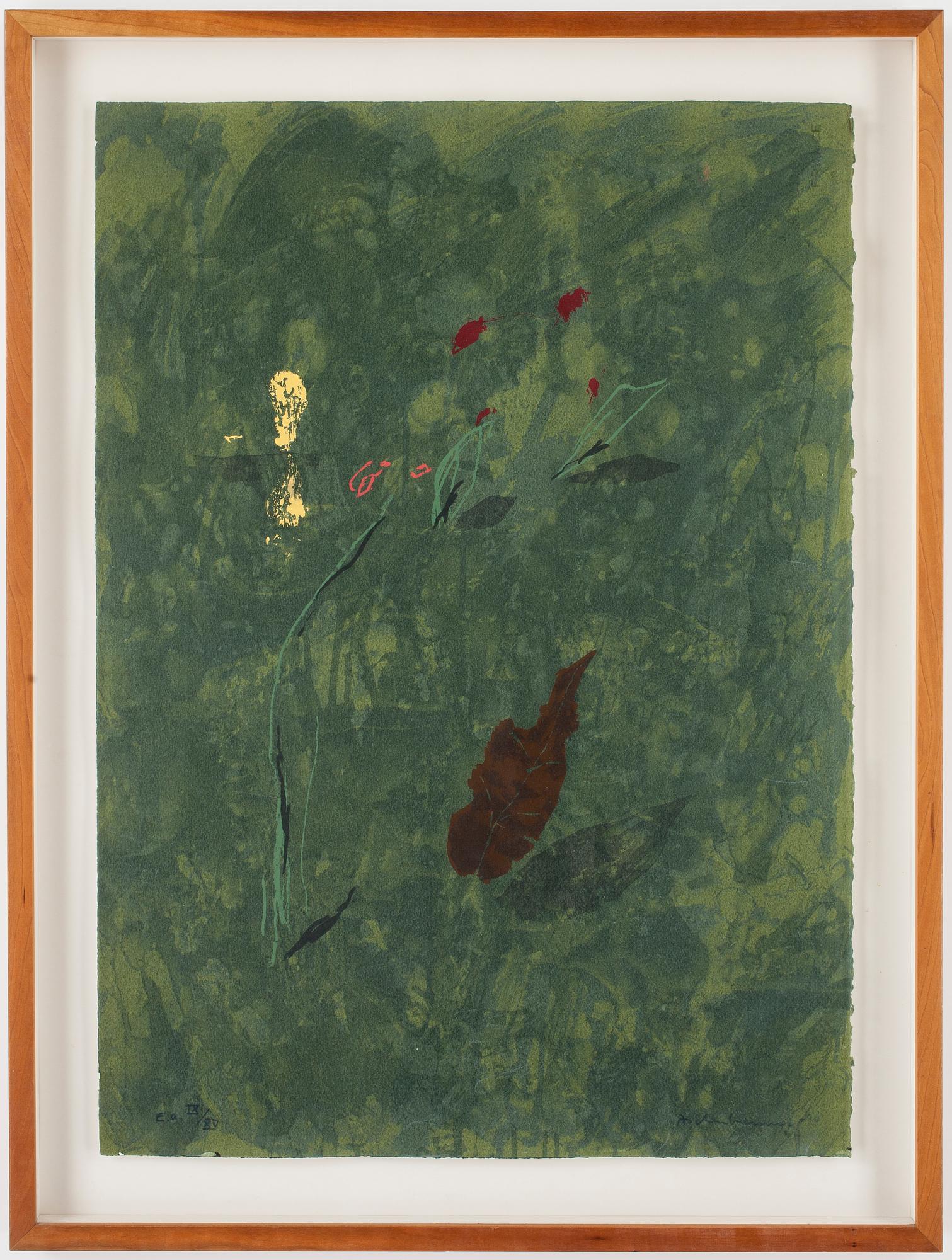 LENNART ASCHENBRENNER, färglitografi, signerad o numrerad e.a. IX/XV.