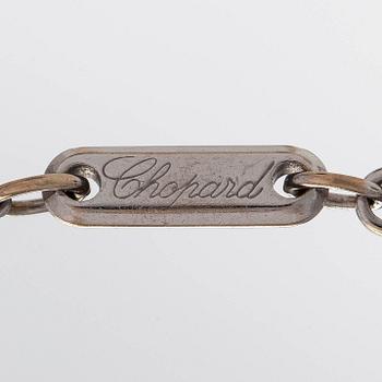 Chopard, halsband med hänge, hjärta "Happy Diamonds", 18K vitguld och diamanter.