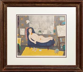 Lennart Jirlow, lithograph in colours signed and numbered 256/380.
