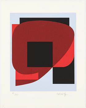 Victor Vasarely, "I ON" Portfölj med 7 serigrafier.