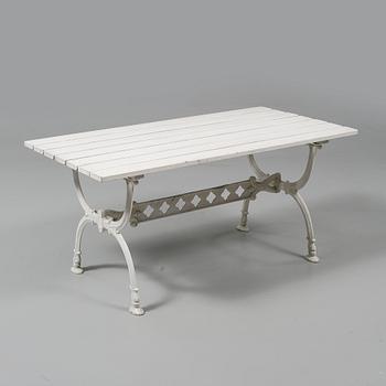 TRÄDGÅRDSBORD, 1900-talets andra hälft.